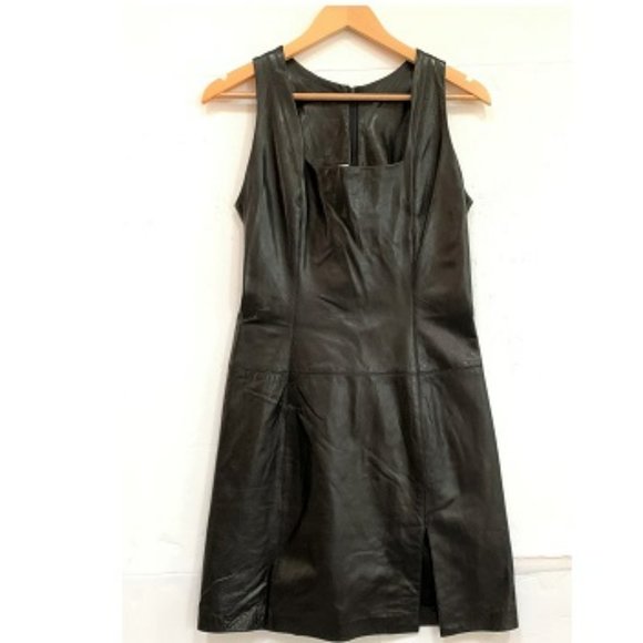 VARIAZIONI Genuine Leather Mini Dress - Picture 1 of 8